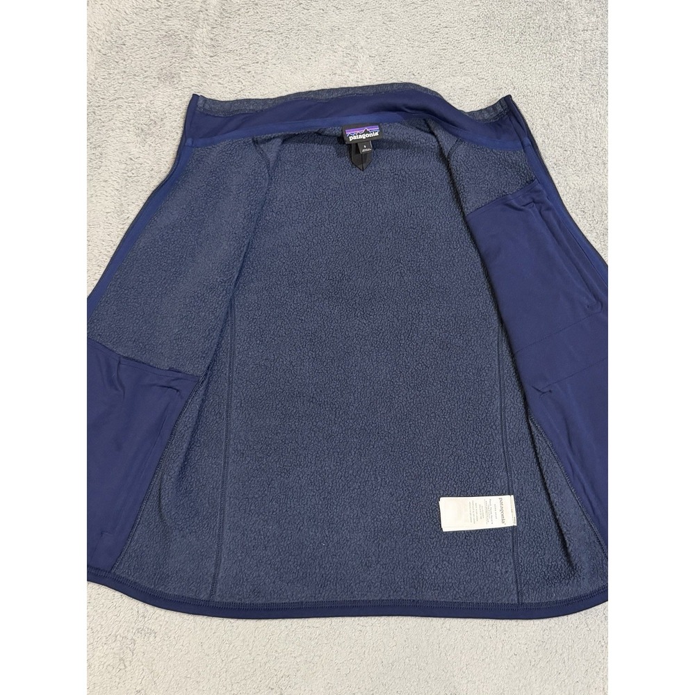 2017 Patagonia Better Sweater Vest Men's S Blue Navy Full Zip Fleece Gorpcore - Picture 4 of 8